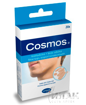 Пластырь Космос (Cosmos water-resistant) водоотталкивающий 5 размеров