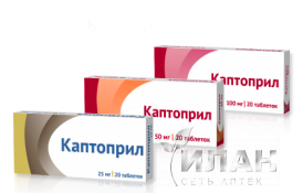 Каптоприл (Captopril)