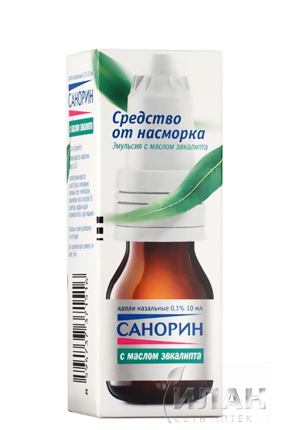 Санорин (Sanorin) с маслом эвкалипта