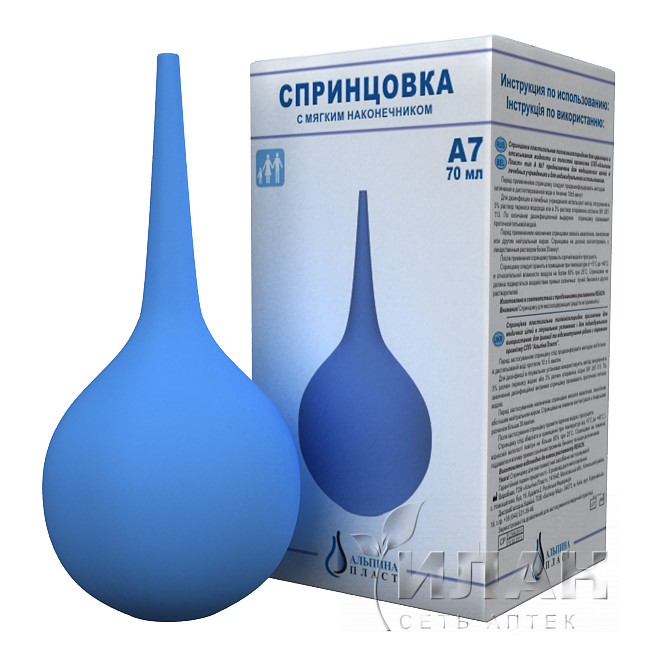 Спринцовка ПВХ с мягким наконечником А