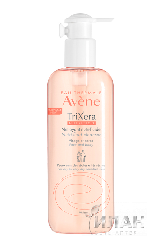 Авен Трикзера Нутришн (Avene Trixera Nutrition) гель легкий питательный очищающий