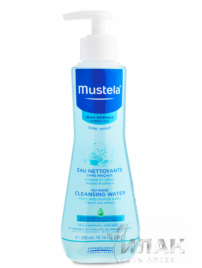 Мустела (Mustela) вода очищающая для новорожденных и детей