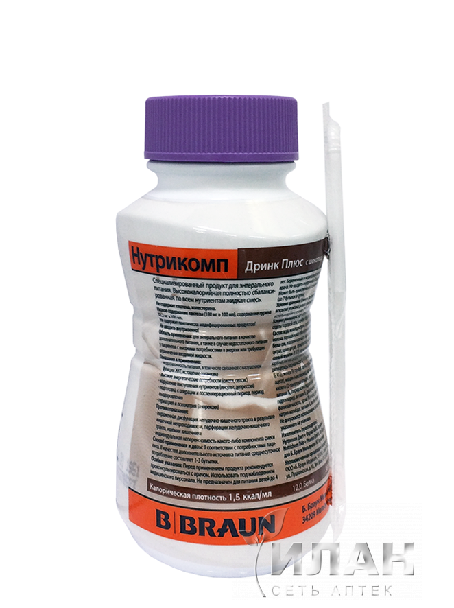 Нутрикомп Дринк Плюс (Nutricomp Drink Plus) шоколад