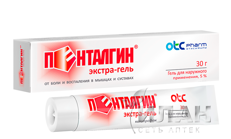 Пенталгин экстра-гель (Pentalgin extra-gel)