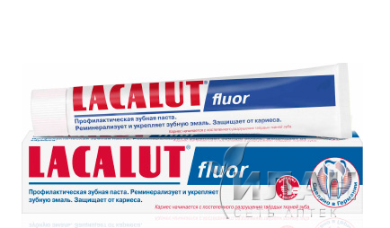 Зубная паста Лакалют Флуор (Lacalut fluor)