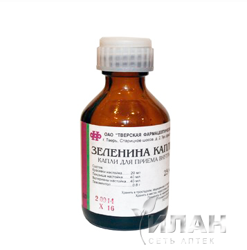 Зеленина капли (Zelenin drops)