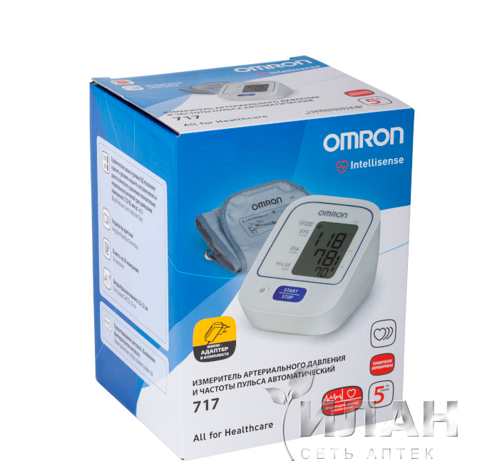 Измеритель артериального давления и частоты пульса "OMRON"