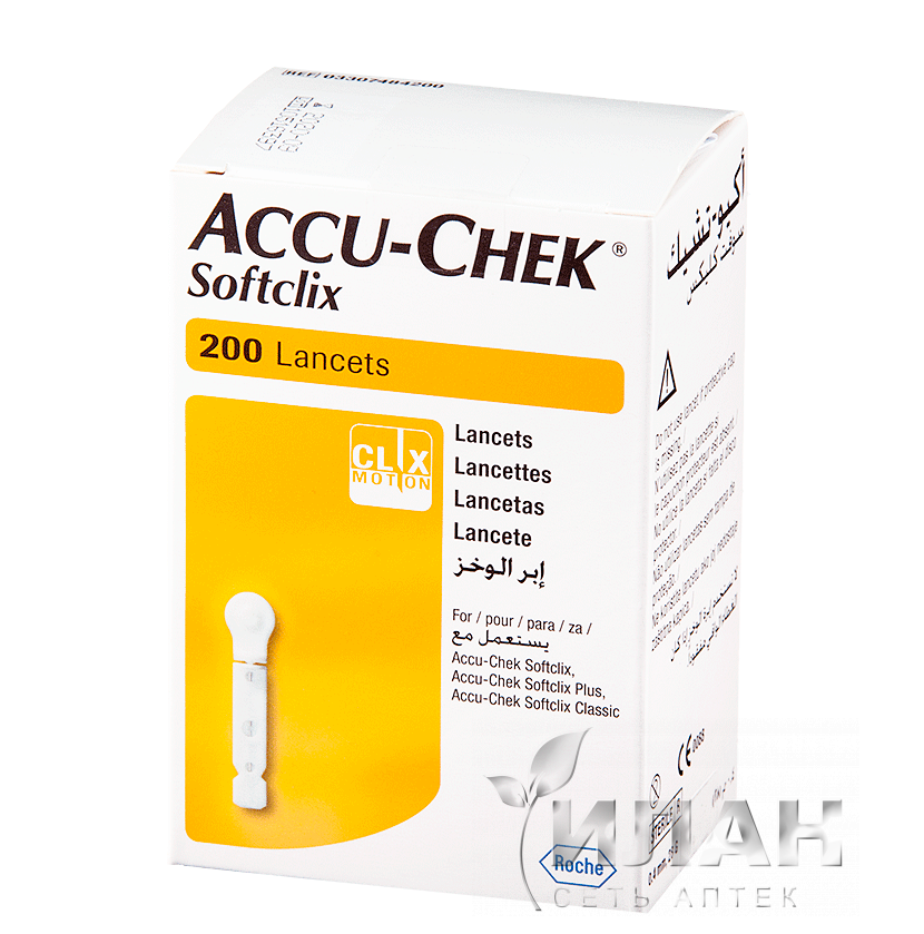 Ланцеты Акку-Чек Софткликс (Accu-Chek Softclix)