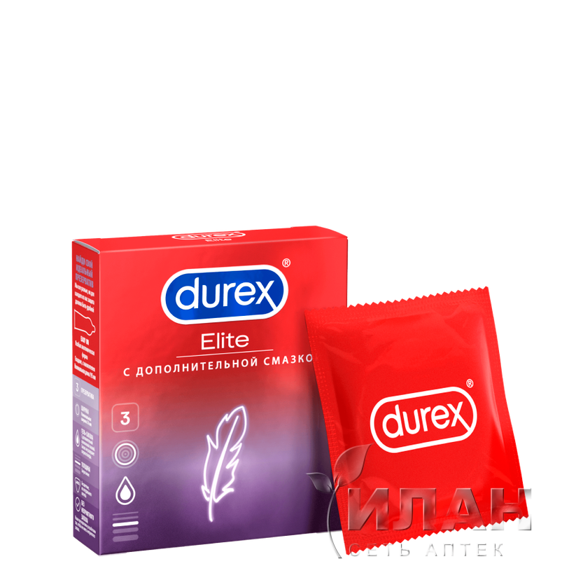 Презервативы Дюрекс Элит (DUREX Elite) сверхтонкие