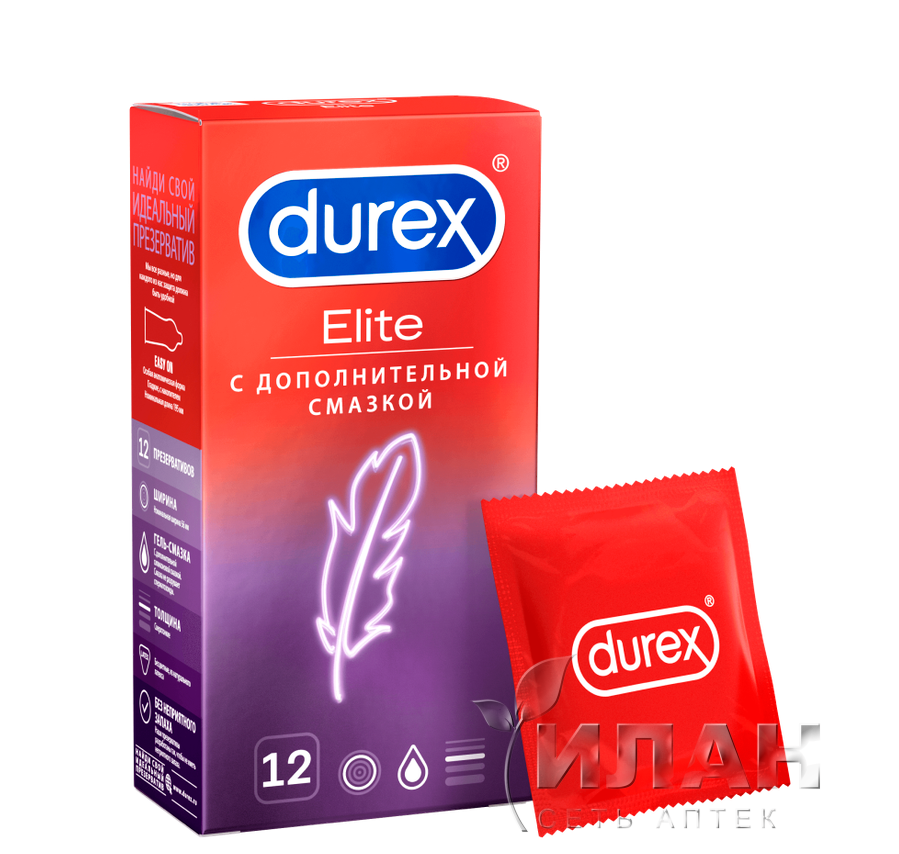 Презервативы Дюрекс Элит (DUREX Elite) сверхтонкие