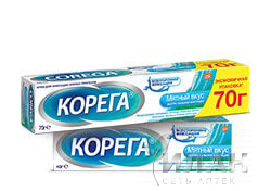 Корега (Corega) Экстра сильный Мятный крем для фиксации зубных протезов