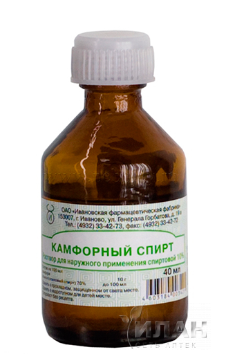 Камфорный спирт (Camphor spiritus)