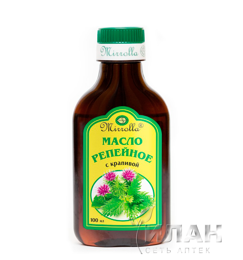Мирролла (Mirrolla) масло косметическое Репейное с Крапивой