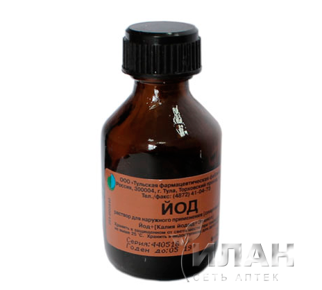 Йода раствор спиртовой (Iodine solution in ethanol)