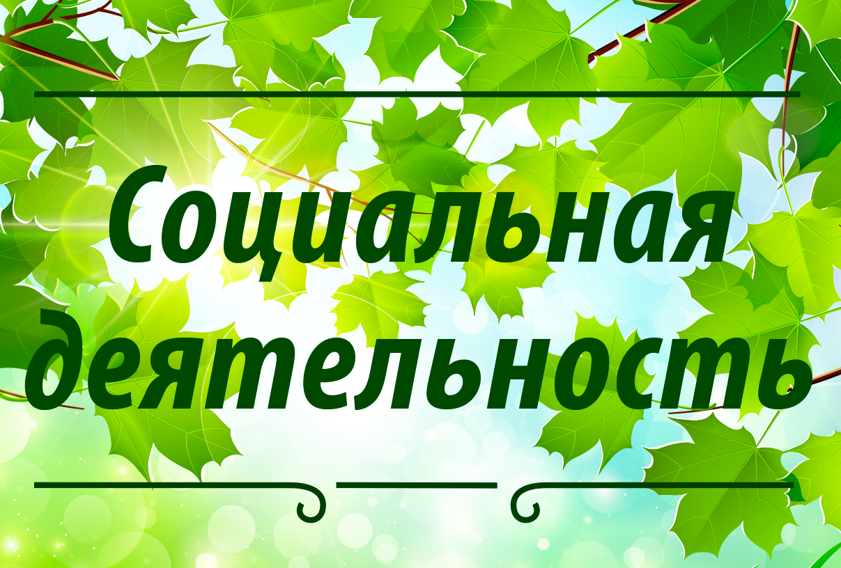 Социальная деятельность
